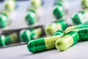 Pills. Tablets. Capsule. Heap of pills. Medical background. Clos