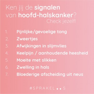 Nederlander checkt zichzelf te weinig op hoofd-halskanker Nederlander checkt zichzelf te weinig op hoofd-halskanker